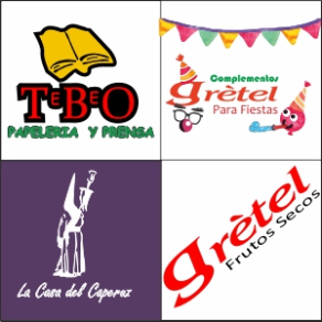 Papelería Tebeo Linares/ Frutos secos Gretel Logo