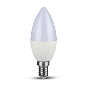 Bombilla LED Vela E14 5,5W blanca cálida