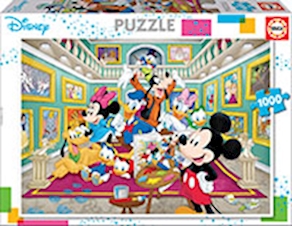 Puzzle educa 1000 piezas, Galería de arte de Mickey