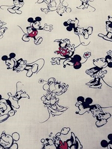 Tela Disney Mickey Boceto