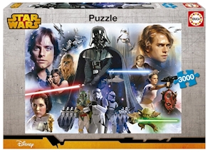 Puzzle 3000 piezas, Star Wars