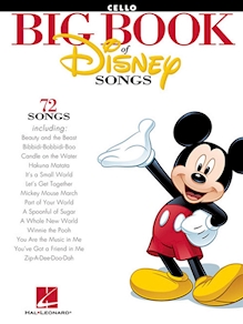 DISNEY W. - BIG BOOK (72 SONGS) CELLO