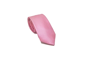 Corbata estampada acabado a mano color rosa SIEGA-PINK